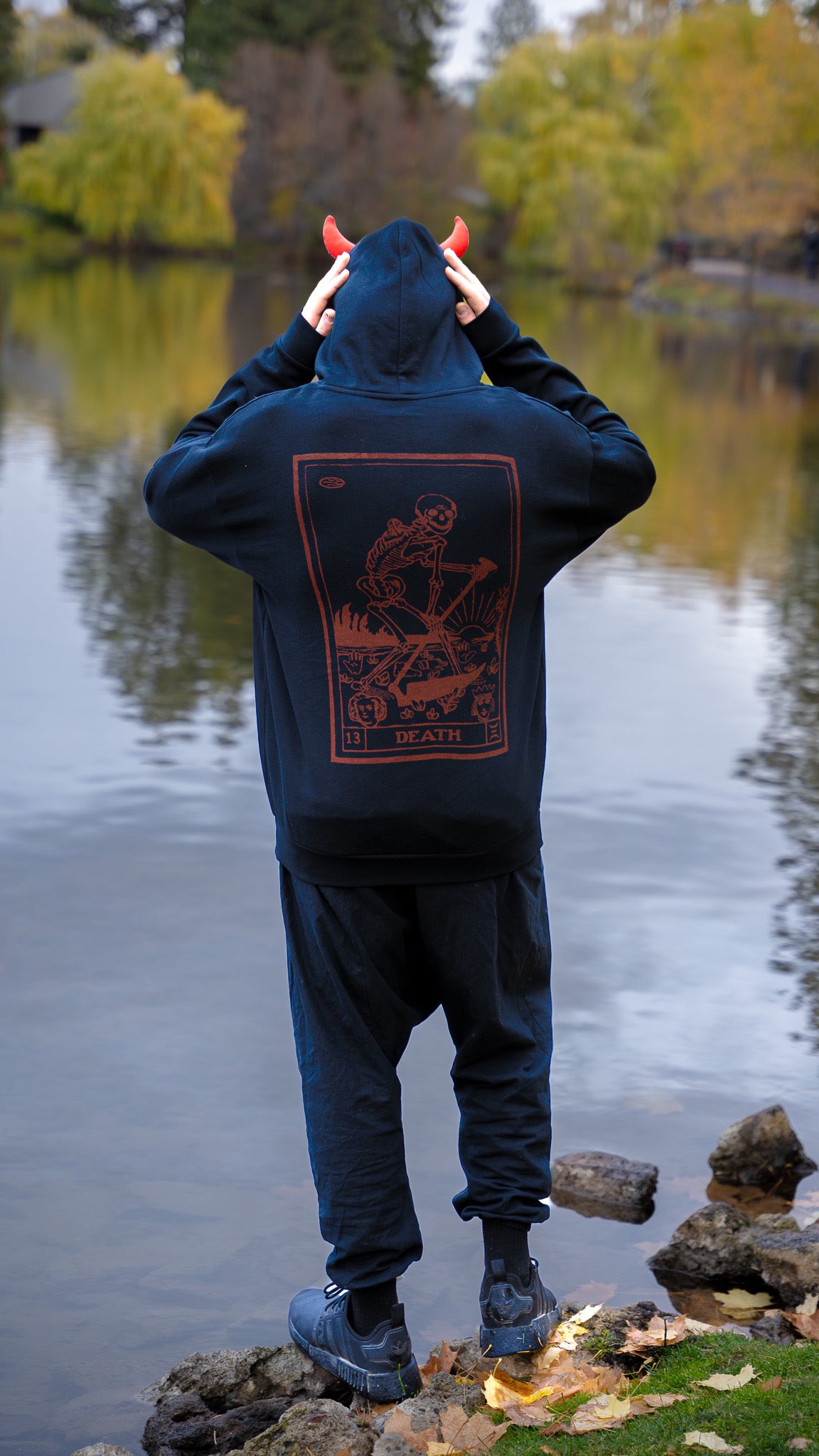 Death Tarot Card Hoodie