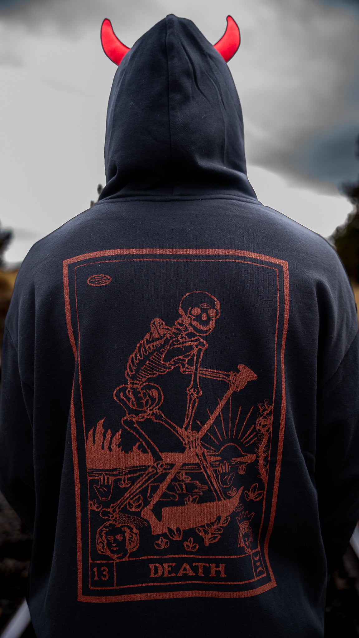 Death Tarot Card Hoodie